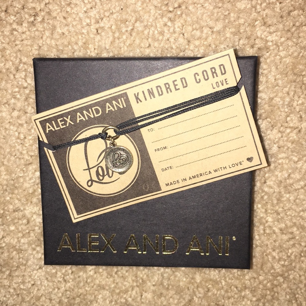 Alex and Ani love bracelet